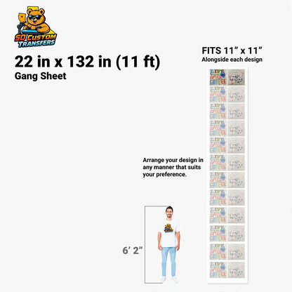 BUILD YOUR OWN GANG SHEET