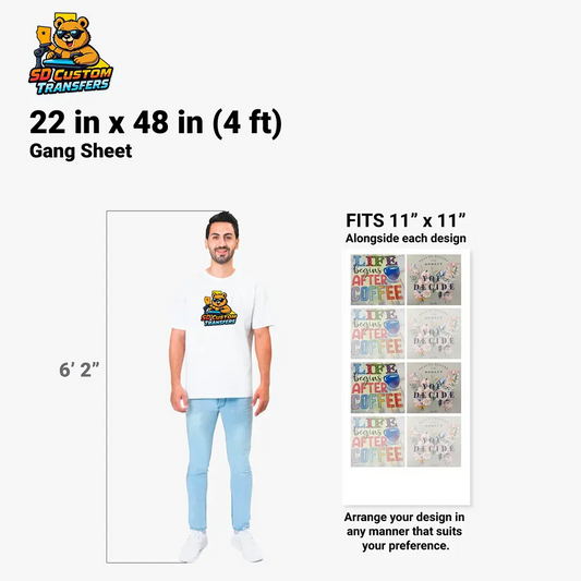 22" X 48" Digital Transfer Film